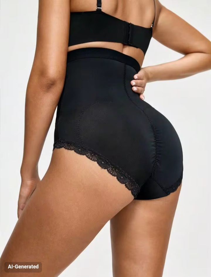 Women’s High Waist Tummy Control Shapewear Bottom– Zipper Front Body Shaper with Waist & Hip Compression